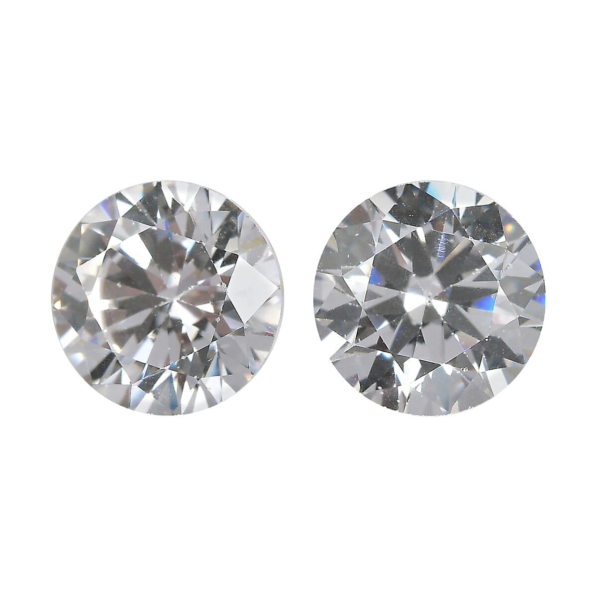 2.84 ctw Round Cut Swarovski Zirconia Loose Stone (Set Of 2) (6 mm)