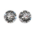 1.37 ctw Round Cut White Swarovski Crystal Loose Stone (Set Of 2) (6 mm) - Sticky add to cart bar