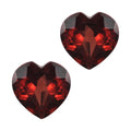 1.51 ctw Heart Cut Mozambique Garnet Loose Gemstone – AA Grade (Set Of 2) (6 mm) - Sticky add to cart bar