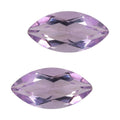 0.82 ctw Marquise Cut Rose De France Amethyst Loose Gemstone (Set Of 2) (8x4 mm) - Sticky add to cart bar