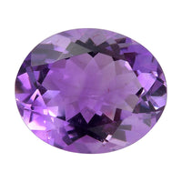 3.40 ctw Oval Cut Rose De France Amethyst Loose Gemstone (12x10 mm)
