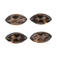 0.81 ctw Marquise Cut Smoky Quartz Loose Gemstone (Set Of 4) (6x3 mm)