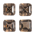 1.23 ctw Octagon Cut Smoky Quartz Loose Gemstone (Set Of 4) (4x4 mm) - Sticky add to cart bar