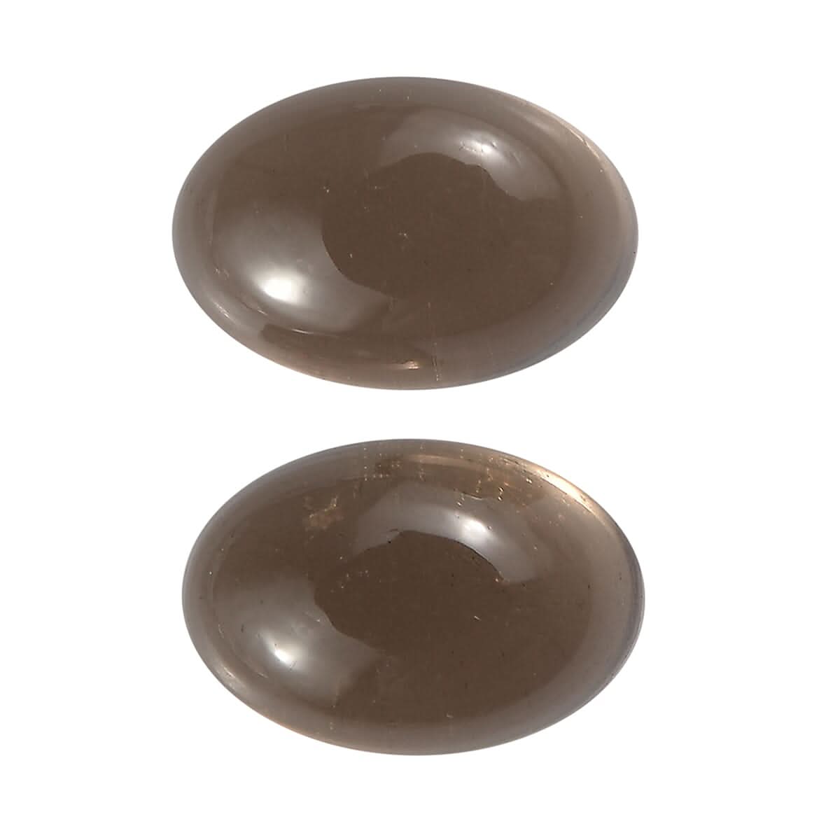 0.93 ctw Oval Cut Smoky Quartz Loose Gemstone – AA Grade (Set Of 2) (6x4 mm)