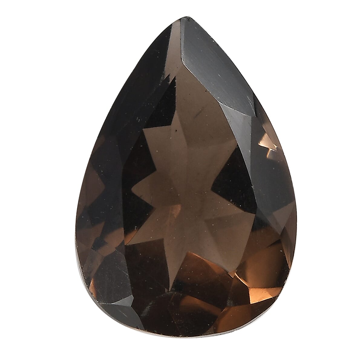 2.93 ctw Pear Cut Smoky Quartz Loose Gemstone – AA Grade (13x9 mm)