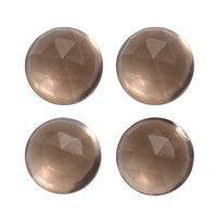 2.01 ctw Round Cut Smoky Quartz Loose Gemstone (Set Of 4) (5.25 mm)