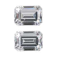 3.54 ctw Octagon Cut Swarovski Zirconia Loose Stone (Set Of 2) (7x5 mm)