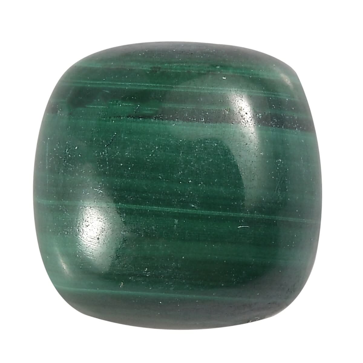 1.51 ctw Cushion Cut African Malachite Loose Gemstone (7x7 mm)
