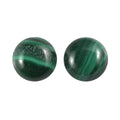 1.12 ctw Round Cut African Malachite Loose Gemstone (Set Of 2) (5 mm) - Sticky add to cart bar