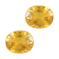 0.91 ctw Oval Cut Yellow Sapphire Loose Gemstone (Set Of 2) (5x4 mm) - Sticky add to cart bar