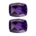 2.47 ctw Cushion Cut African Amethyst Loose Gemstone (8x6 mm) - Sticky add to cart bar