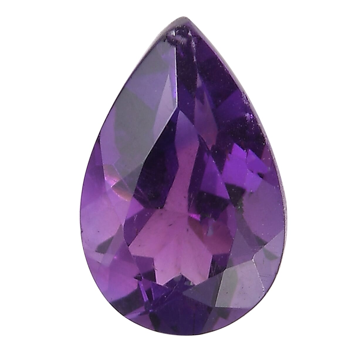 0.65 ctw Pear Cut African Amethyst Loose Gemstone (8x5 mm)