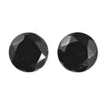 3.68 ctw Round Cut Australian Black Tourmaline Loose Gemstone (Set Of 2) (8 mm) - Sticky add to cart bar