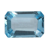 0.58 ctw Octagon Cut Blue Topaz Loose Gemstone (6x4 mm)