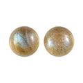 1.84 ctw Round Cut Malagasy Labradorite Loose Gemstone (Set Of 2) (6 mm) - Sticky add to cart bar