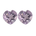 0.76 ctw Heart Cut Rose De France Amethyst Loose Gemstone (Set Of 2) (5 mm) - Sticky add to cart bar