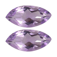 2.40 ctw Marquise Cut Rose De France Amethyst Loose Gemstone (Set Of 2) (12x6 mm)