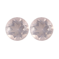 1.55 ctw Round Cut Rose Quartz Loose Gemstone (Set Of 2) (6 mm)