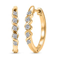 Luxuriant Lab Grown Diamond G-H SI 0.25 ctw Earrings in 18K Yellow Gold Plated Sterling Silver - Sticky add to cart bar