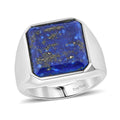 EverTrue Lapis Lazuli Ring in Platinum Bond (Size 10.5) 9.15 ctw - Sticky add to cart bar