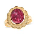 EverTrue Norwegian Thulite Ring in 18K YG Plated (Size 6.0) 6.40 ctw - Sticky add to cart bar