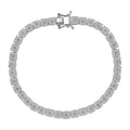 D'Joy Diamond Bracelet in Rhodium Over Sterling Silver (7.25 In) 4.00 ctw - Sticky add to cart bar