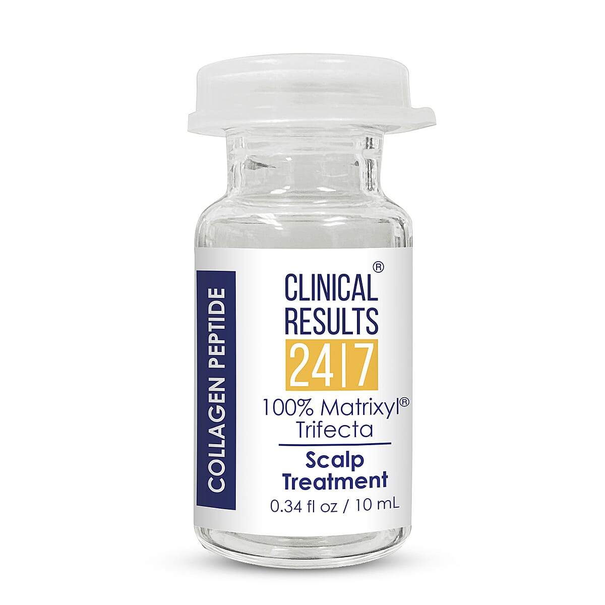 Clinical Results Matrixyl Trifecta Collagen Peptide Scalp Treatment Vials with Micro-Needling Applicator (4x .34oz) Made in US