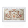 999 Fine Silver You Have my Heart Emboss Sheet 1g - Sticky add to cart bar