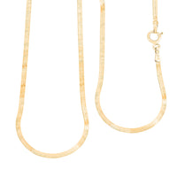 18K Yellow Gold Snake Chain Necklace 2.5 Grams (18 Inches)