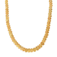 D'Joy AAA Brazilian Heliodor 75.00 ctw Necklace in 18K Vermeil Yellow Gold Over Sterling Silver 18-20 Inches