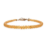 D'Joy AAA Brazilian Heliodor 30.00 ctw Bracelet in 18K Vermeil Yellow Gold Over Sterling Silver (7.25-9.25In)