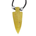 Arrowhead Jade and Lava Stone 36.00 ctw Adjustable Black Cord Necklace (14 Inches) - Sticky add to cart bar