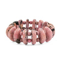 Pink Ocean Jasper Stretch Bracelet 473.80 ctw - Sticky add to cart bar