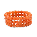 Red Aventurine Stretch Bracelet 260.30 ctw - Sticky add to cart bar
