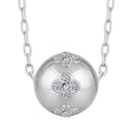 Luxuriant Lab Grown Diamond Necklace (18-20 Inches) in Sterling Silver 1.00 ctw - Sticky add to cart bar