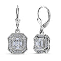 Luxuriant Lab Grown Diamond G-H SI 0.75 ctw Earrings in Rhodium Over Sterling Silver (Del. In 10-12 Days) - Sticky add to cart bar