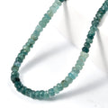 D'Joy Premium Grandidierite 75.00 ctw Beaded Necklace in Rhodium Over Sterling Silver 18-20 Inches (Del. in 8-10 Days) - Sticky add to cart bar