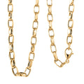 2.5mm Paperclip Chain Necklace in 10K Yellow Gold 2.4 Grams 24 Inches - Sticky add to cart bar