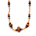 Baltic Amber Beaded Necklace in Sterling Silver (22 Inches) - Sticky add to cart bar