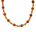 Baltic Amber Beaded Necklace in Sterling Silver (23 Inches) - Sticky add to cart bar