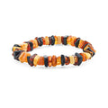 Mixed Amber Beaded Stretch Bracelet - Sticky add to cart bar