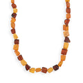Mixed Amber Beaded Necklace (28 Inches) - Sticky add to cart bar