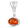 Baltic Amber Wrap Pendant without Chain in Sterling Silver - Sticky add to cart bar