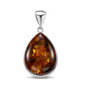 Baltic Amber Pendant without Chain in Sterling Silver - Sticky add to cart bar
