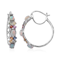ethiopian-welo-opal-and-multi-sapphire-inside-out-hoop-earrings-in-platinum-over-sterling-silver-8.20-grams-6.50-ctw/p/8716012.html