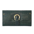 "UNION CODE -RFID Protected 100% Genuine Leather Women's Wallet SIZE: 7.5(L)x4.5(W) inches COLOR:DarkBrown" - Sticky add to cart bar