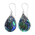 Scroll Drop Earrings in Sterling Silver - Sticky add to cart bar