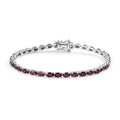 Tanzanite Tennis Bracelet in Platinum Over Sterling Silver - Sticky add to cart bar
