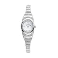 STRADA Austrian Crystal Japanese Movement Bracelet Watch in Silvertone (42.40x20.30mm) (6.0-7.25 Inch) - Sticky add to cart bar