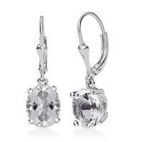J Francis Embellished with Crystal by Swarovski Earrings in Platinum Over Sterling Silver